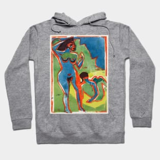 Bathing Women Hoodie